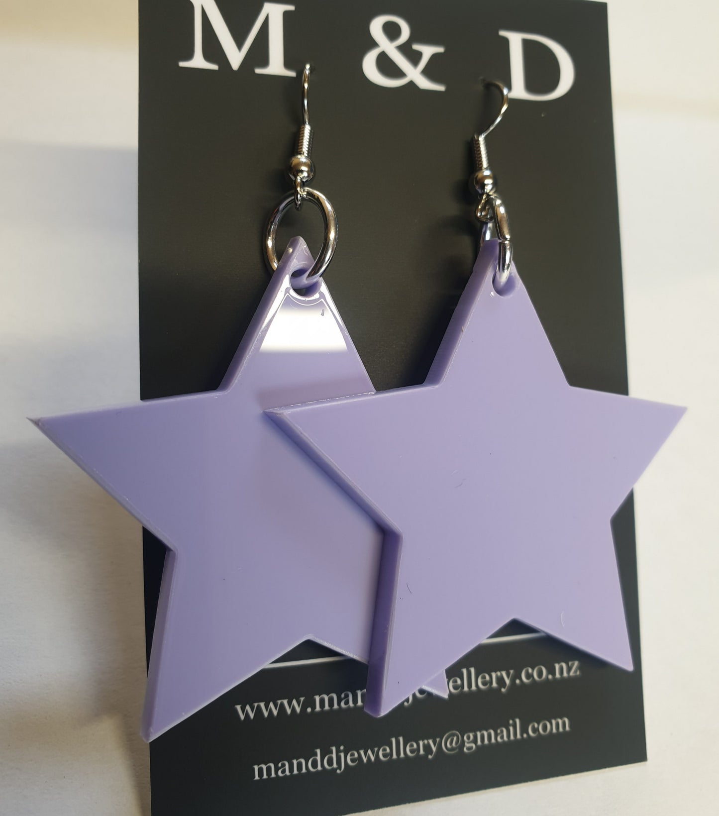 Star Earrings Dangles