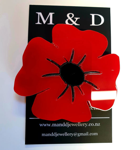 Poppy Brooches