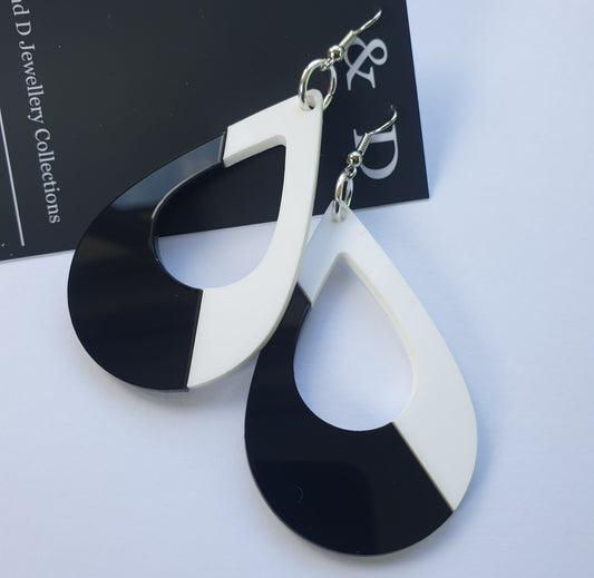 Teardrop Spliced earrings Dangles