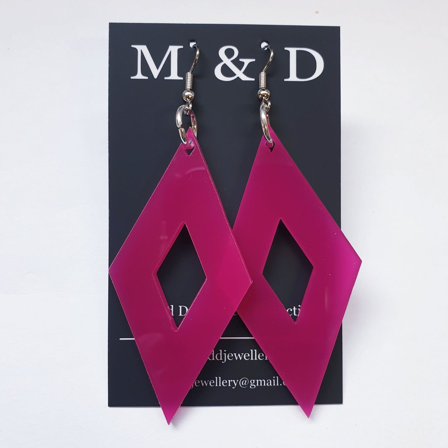 Diamond Point Earrings Dangles