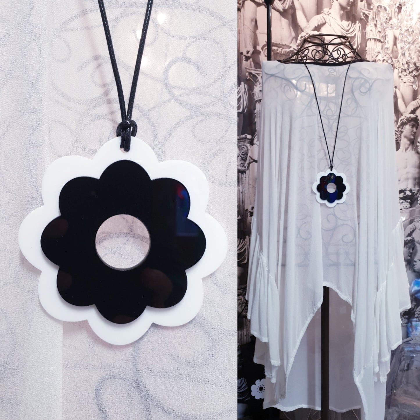 Flower Power 3D Statement Necklace