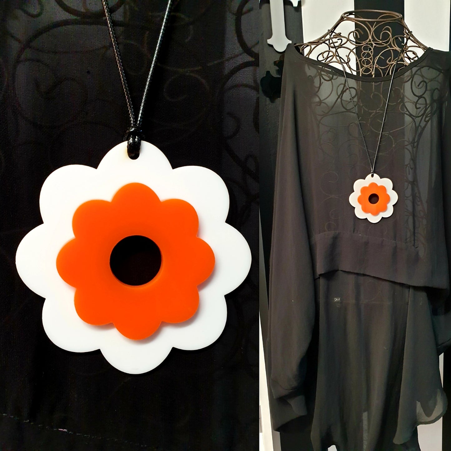 Flower Power 3D Statement Necklace