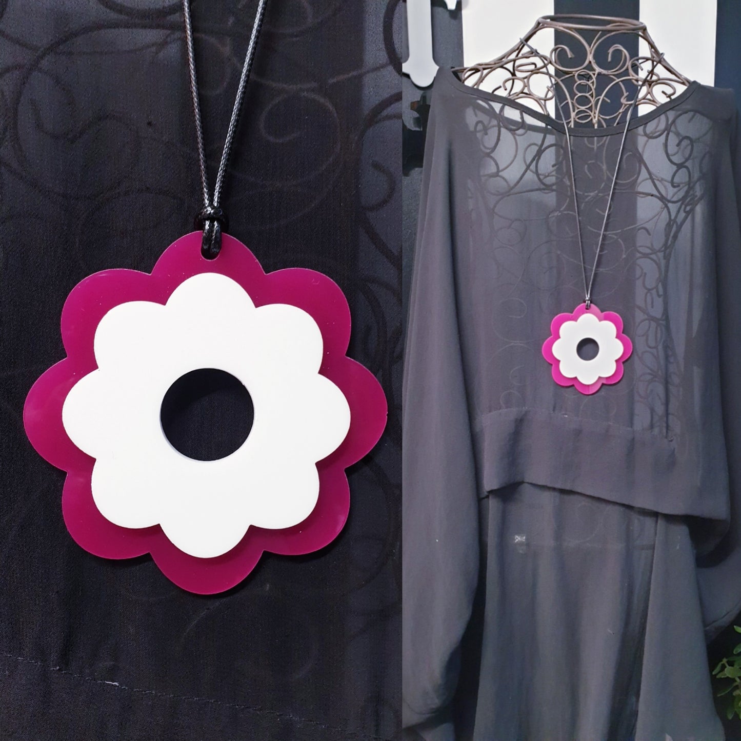 Flower Power 3D Statement Necklace