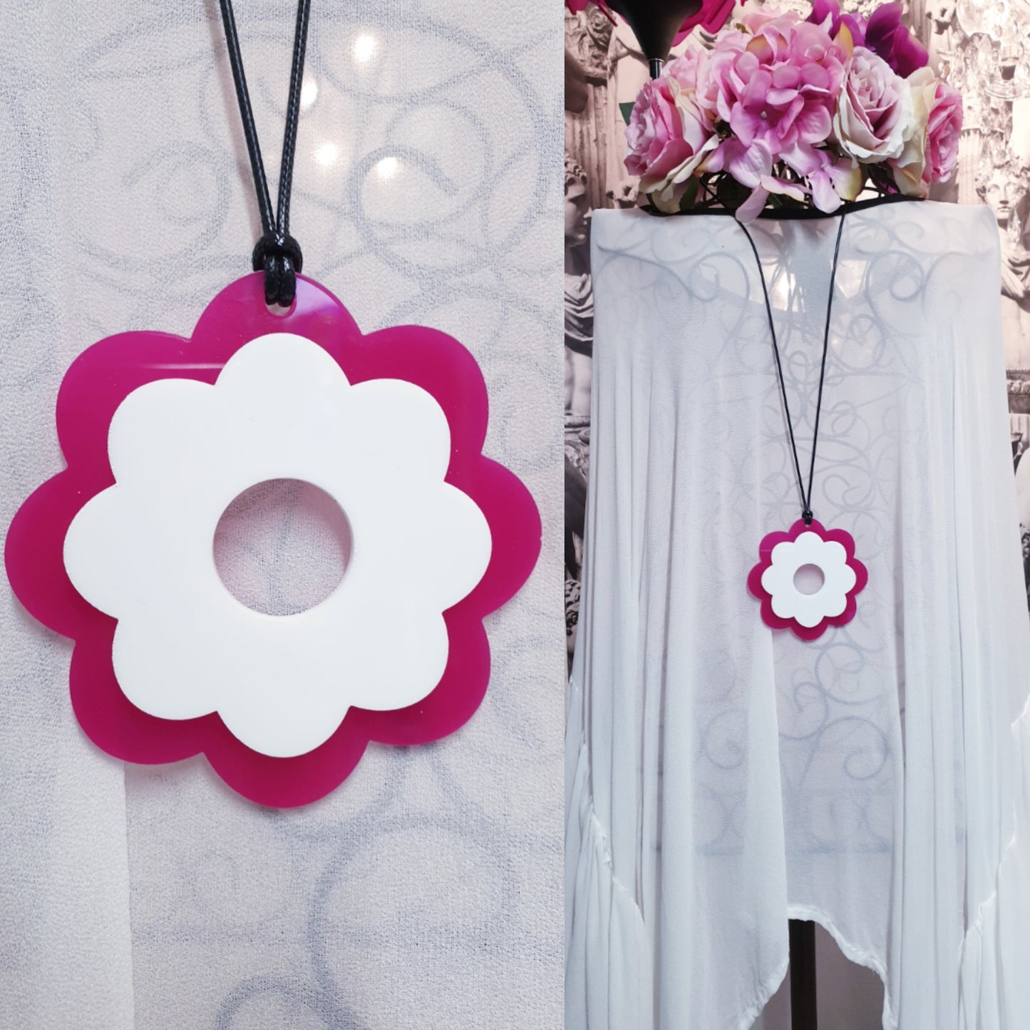 Flower Power 3D Statement Necklace