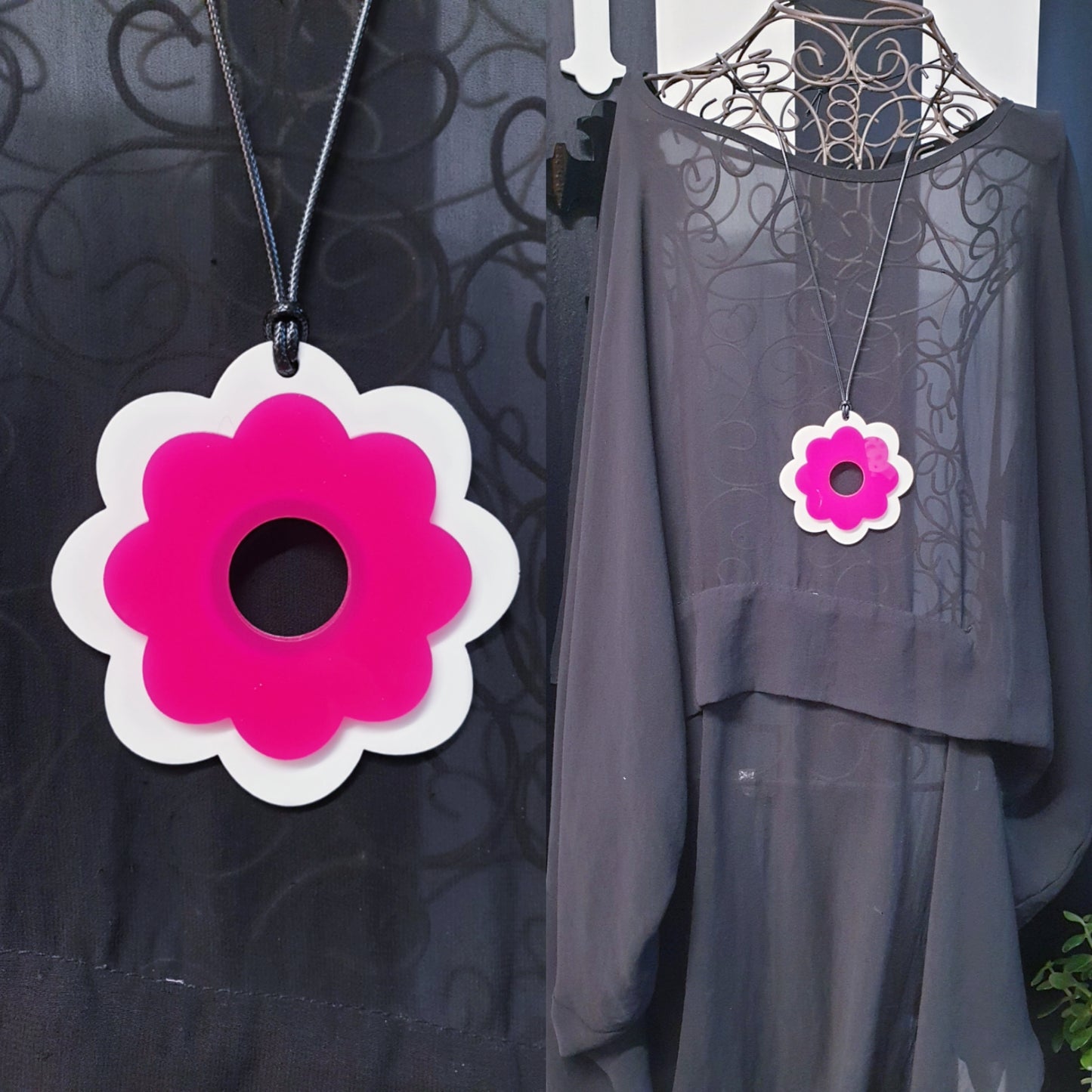 Flower Power 3D Statement Necklace