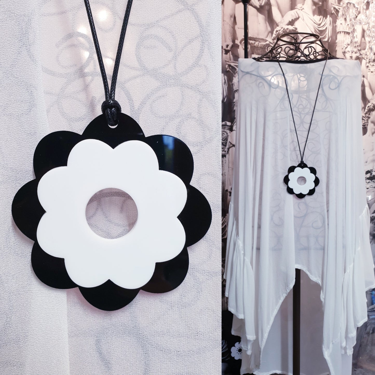 Flower Power 3D Statement Necklace