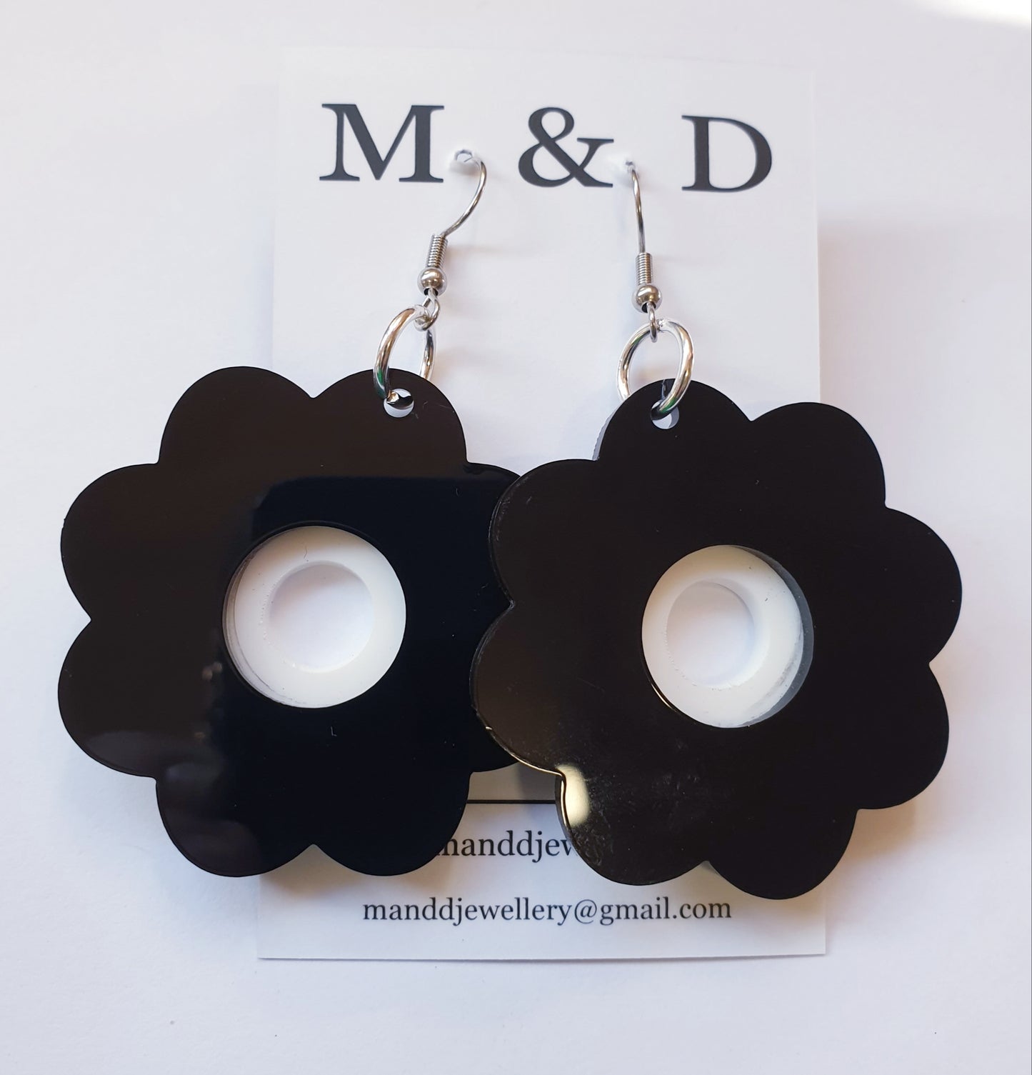 Flower Power 3D Earrings Dangles