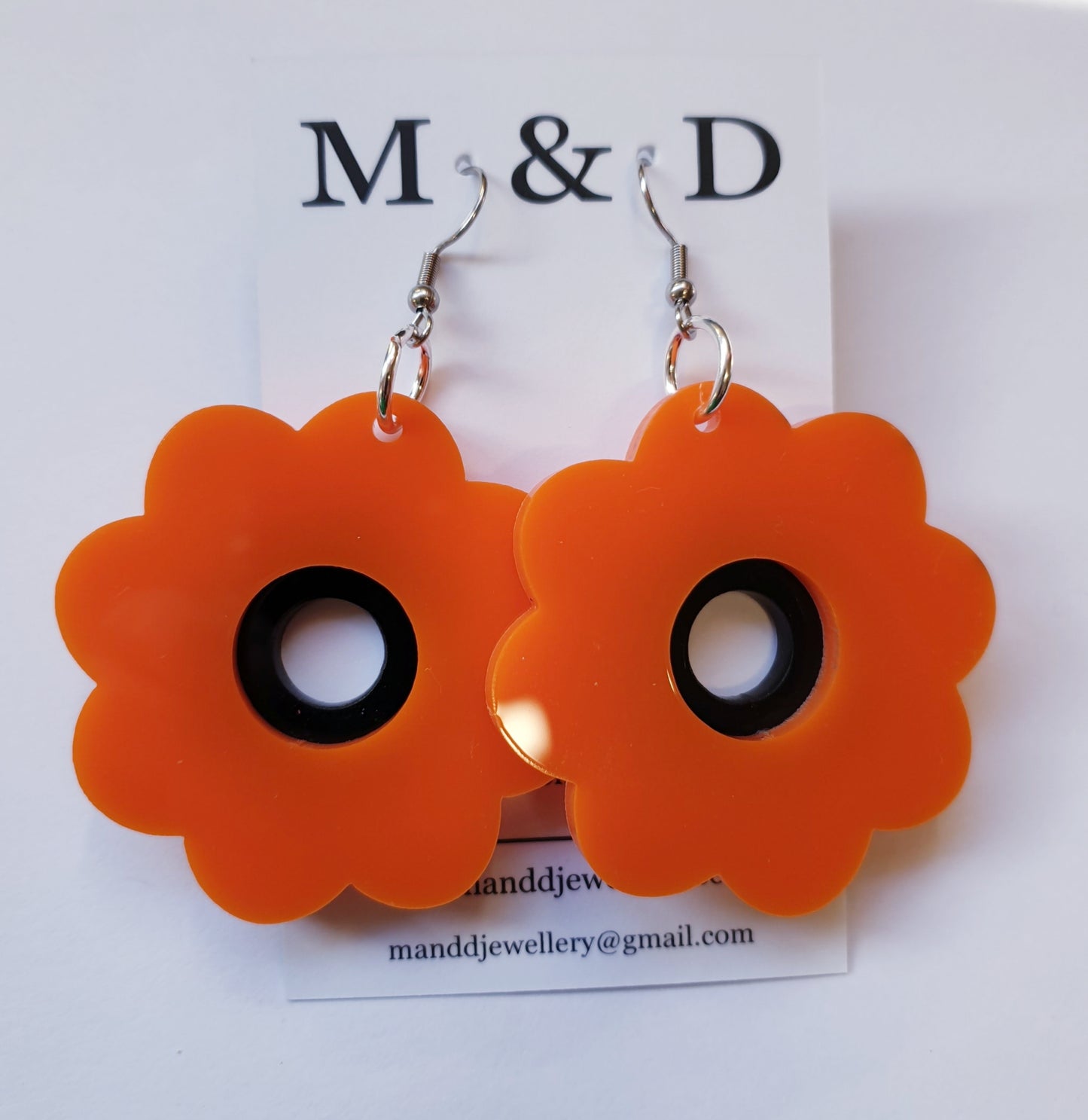 Flower Power 3D Earrings Dangles