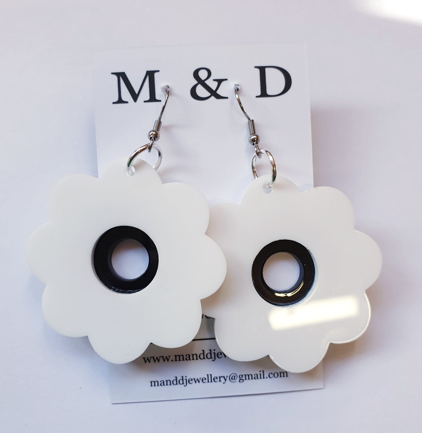 Flower Power 3D Earrings Dangles