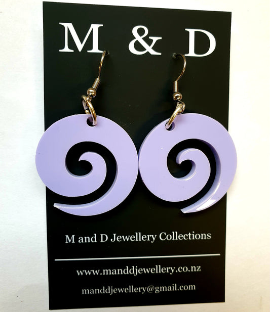 Koru Earrings Little Dangles 3cm