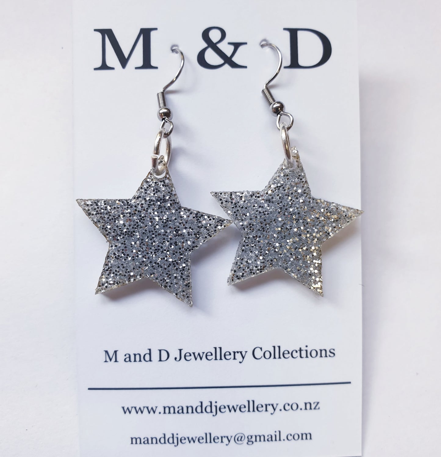 Star Earrings Little Dangles 3cm