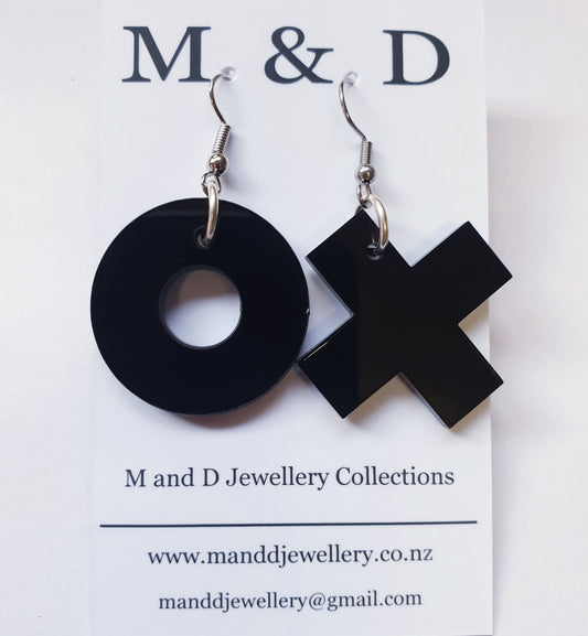 Hugs and Kisses Little Dangles earrings