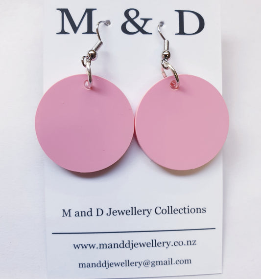 Disc Earrings Little Dangles 3cm