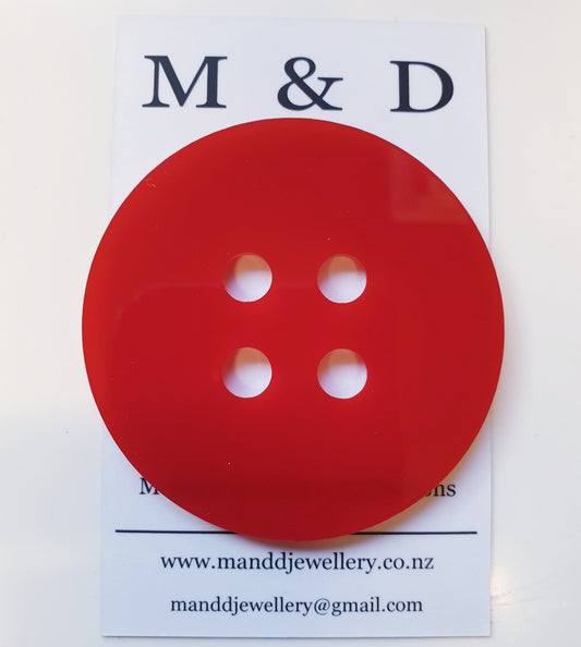 Button Brooch