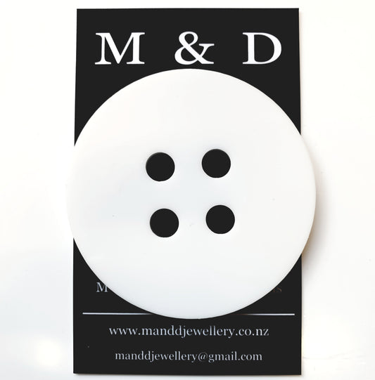Button Brooch
