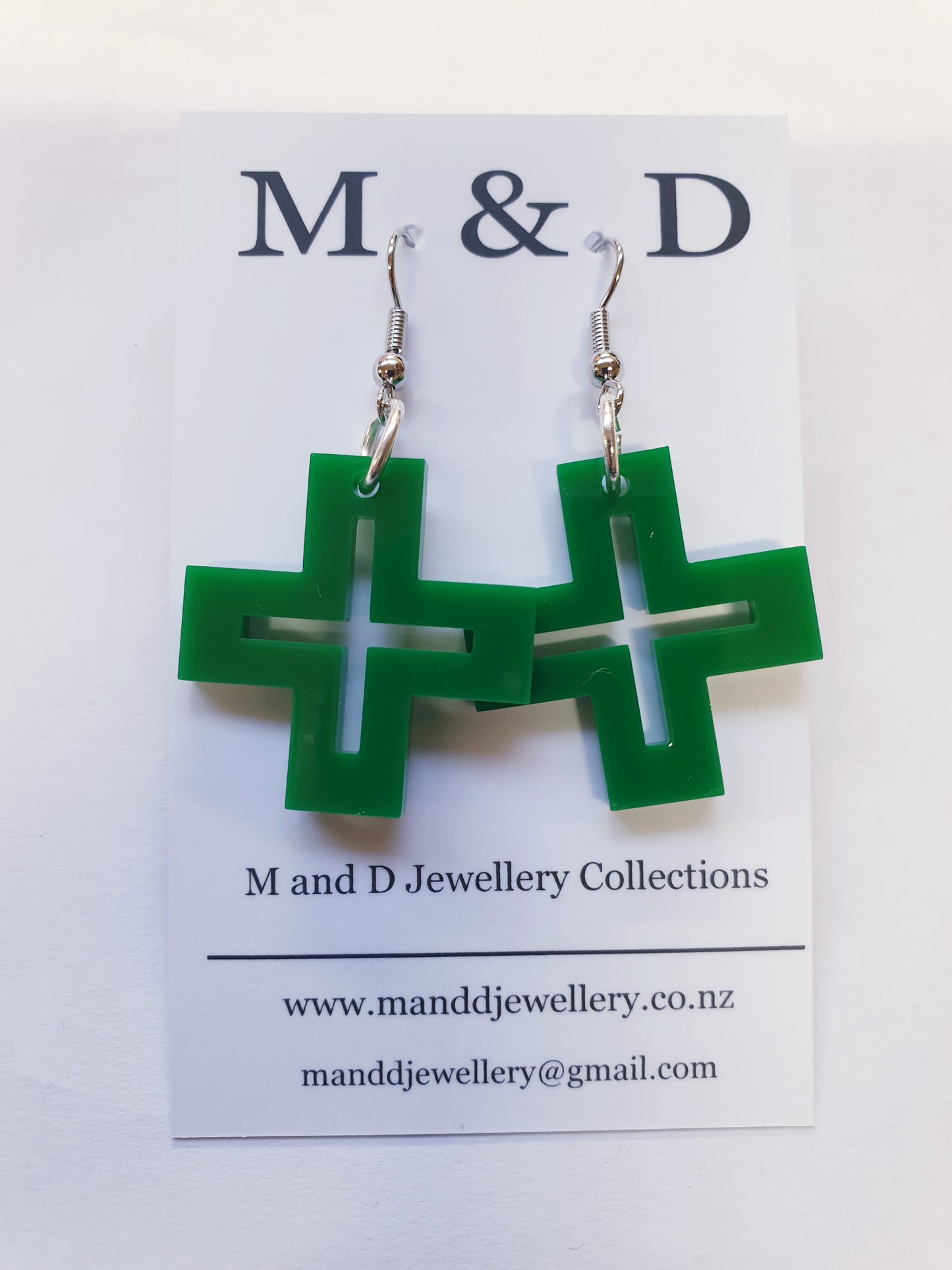 Hollow Cross Little Dangles Earrings