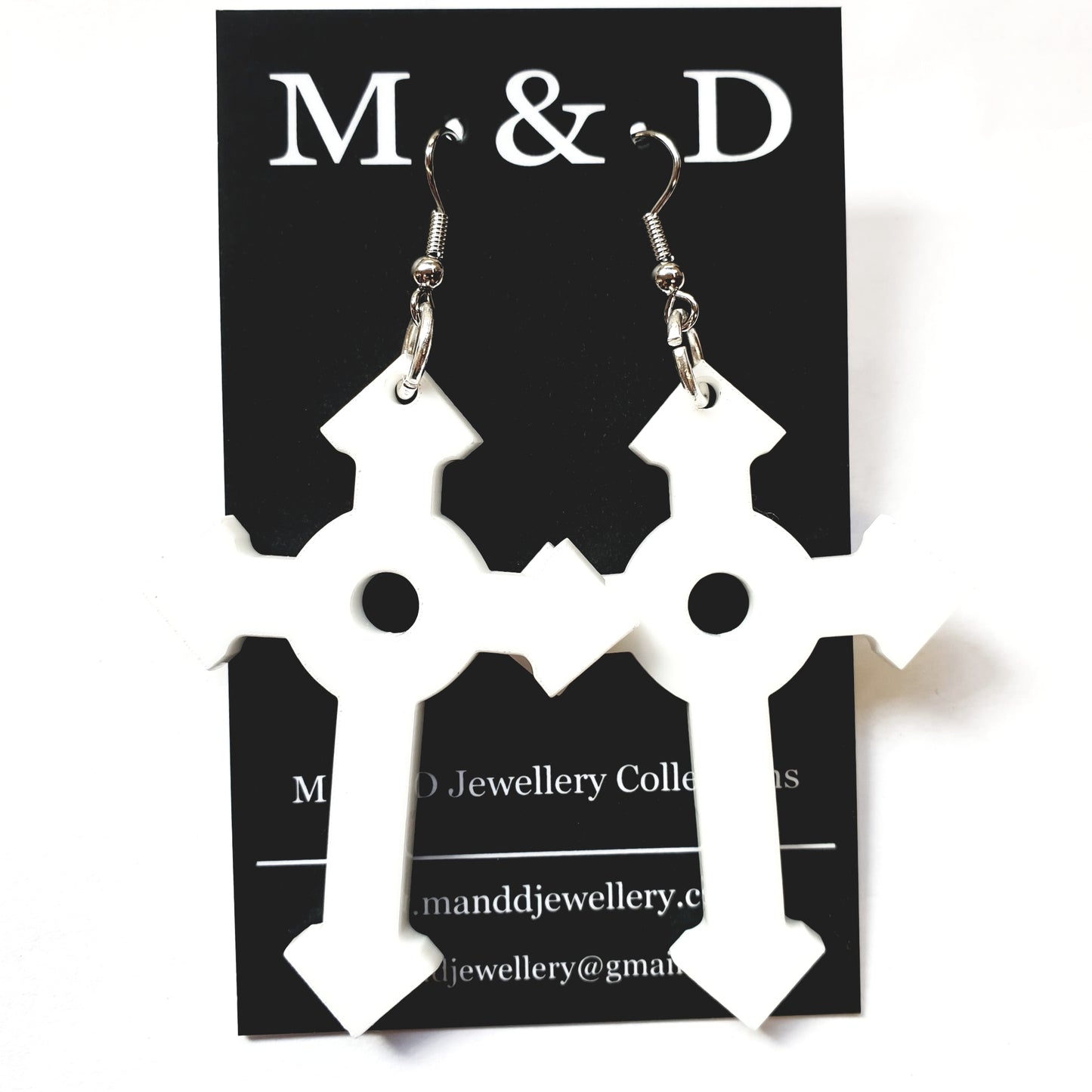 Arrow Cross earrings Dangles