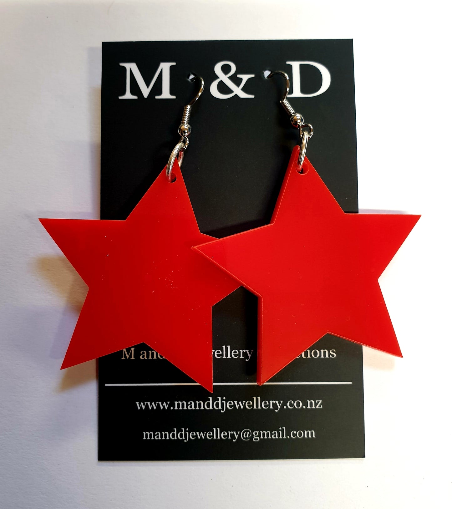 Star Earrings Dangles