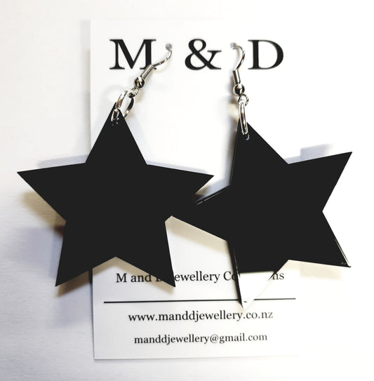 Star Earrings Dangles