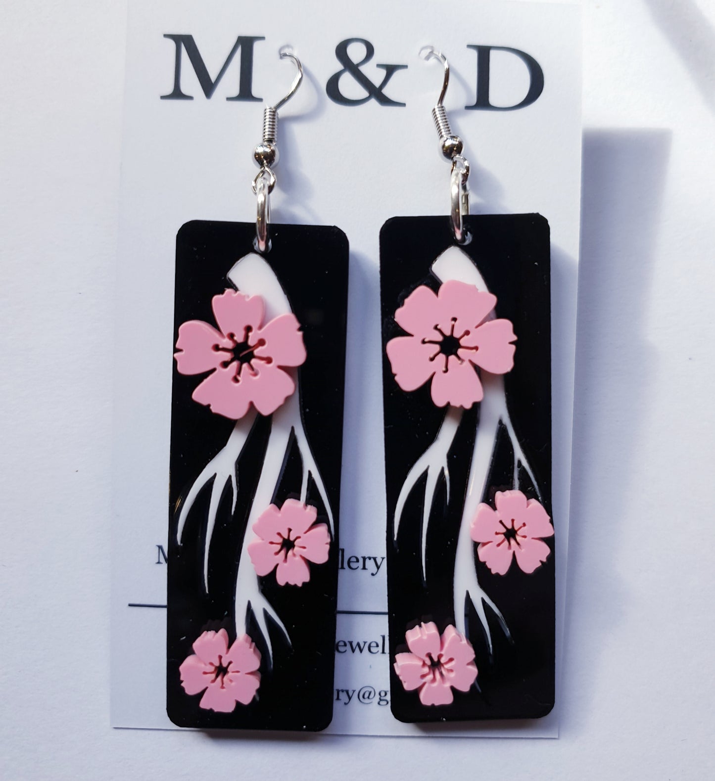 Blossom 3d Tile Dangles Earrings