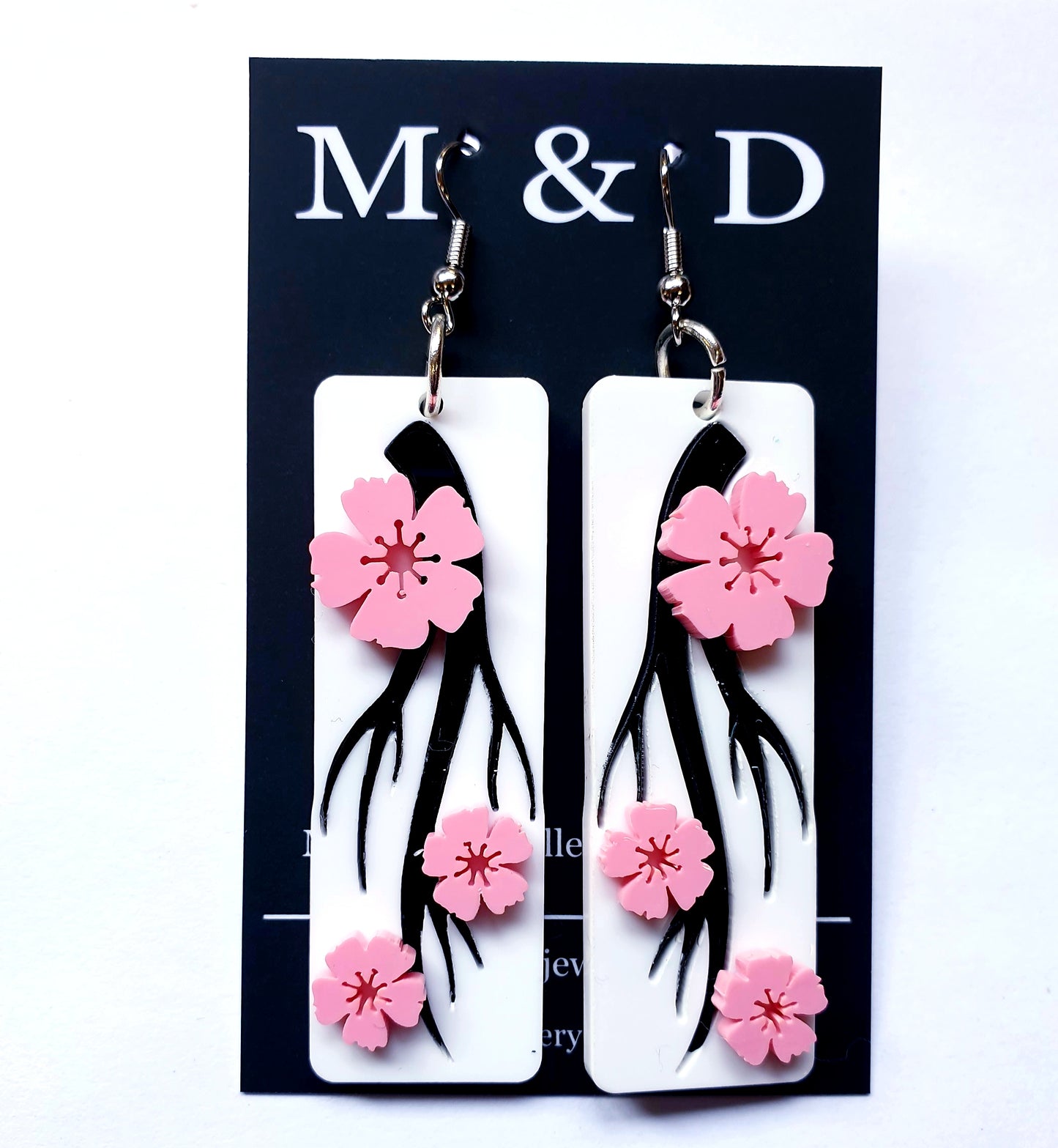 Blossom 3d Tile Dangles Earrings