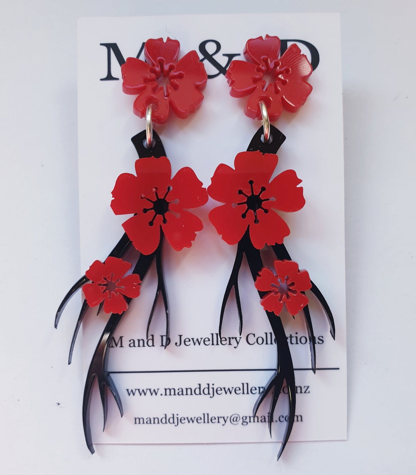 Blossom Branch Stud Dangles