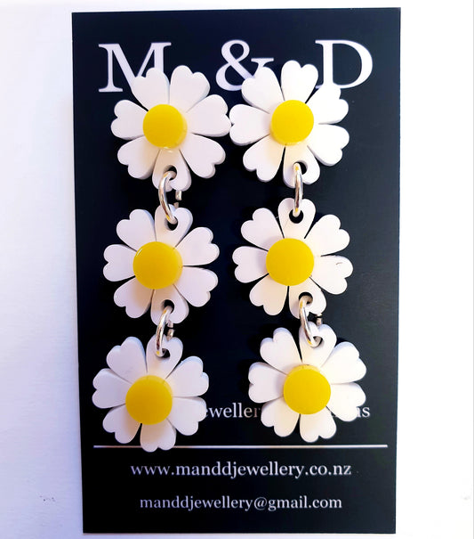 Daisy Chain Stud Dangles