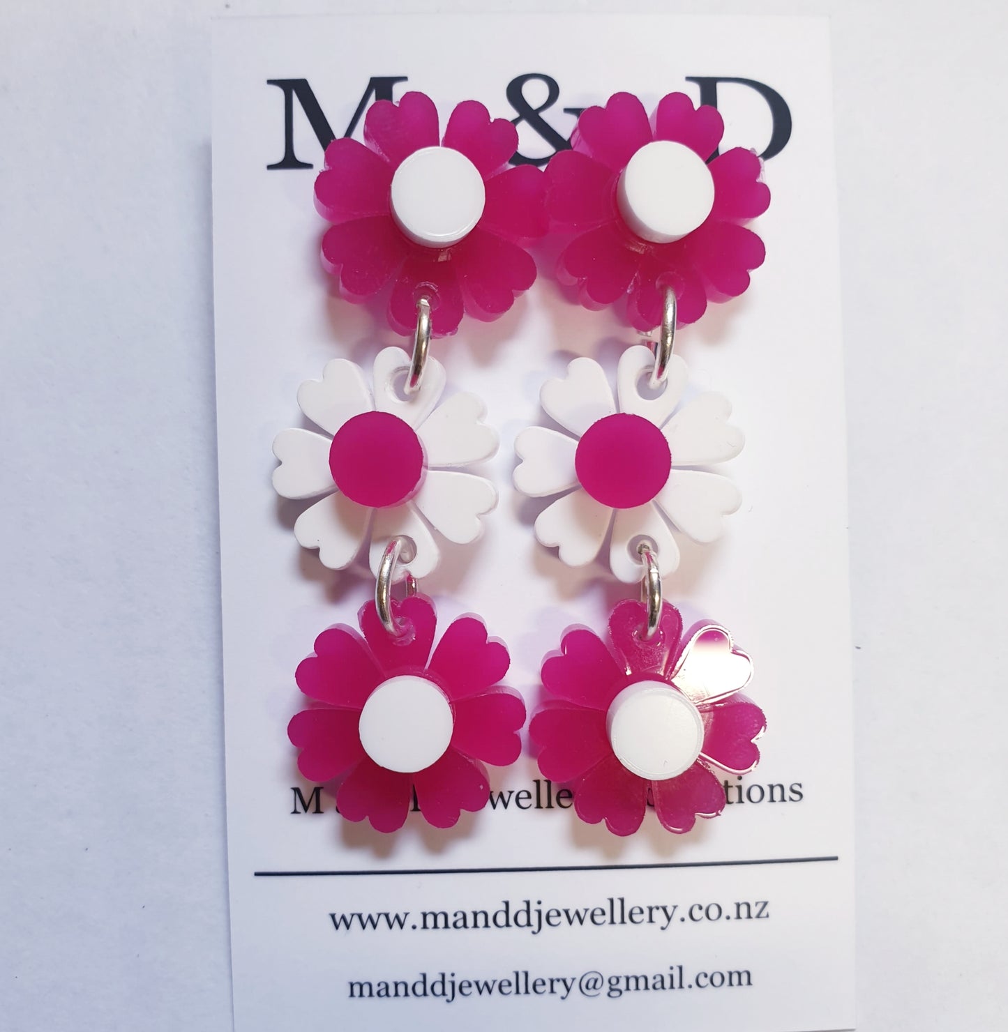 Daisy Chain Stud Dangles