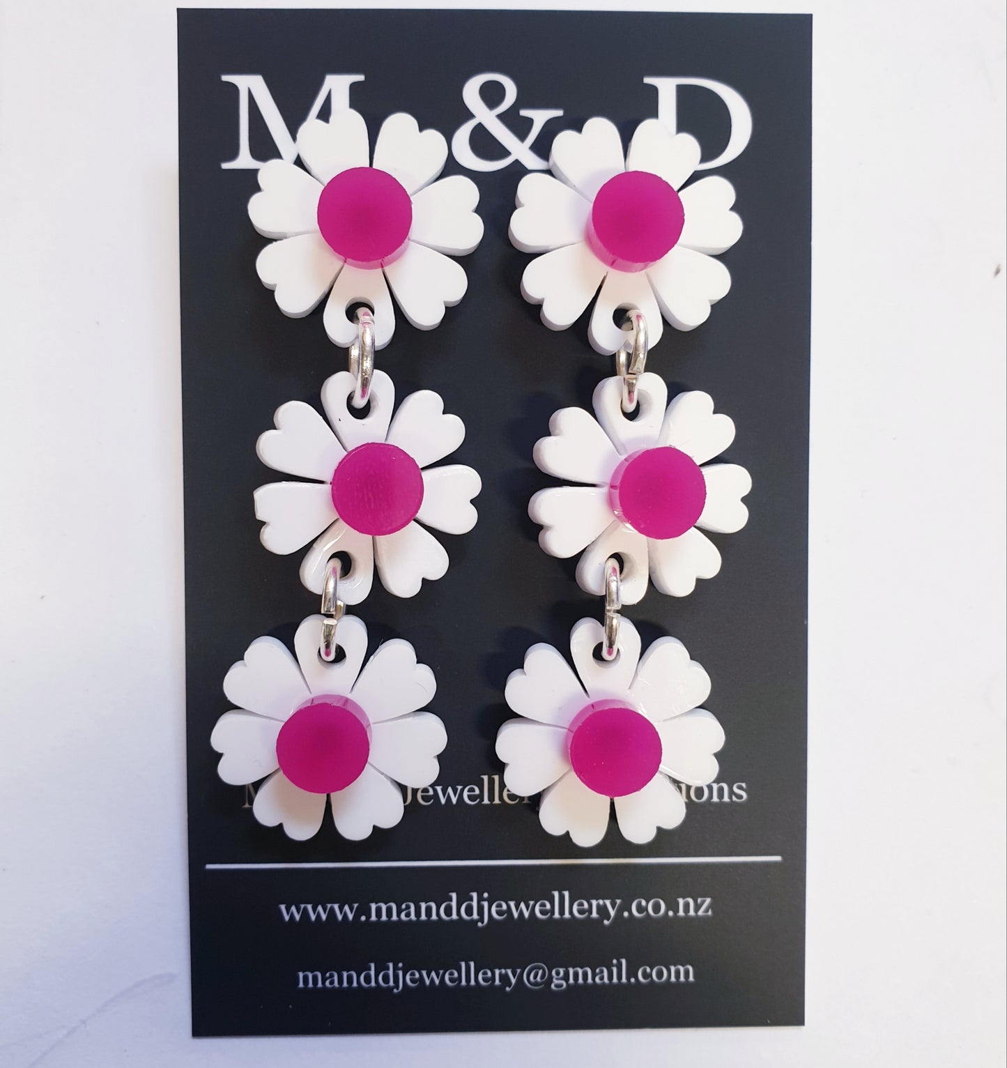 Daisy Chain Stud Dangles