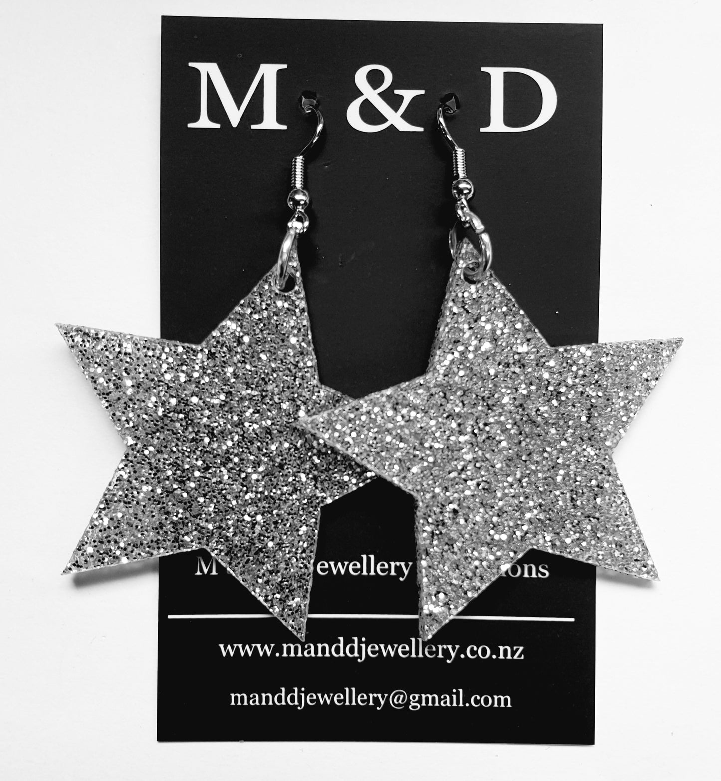 Christmas Star Earrings Dangles