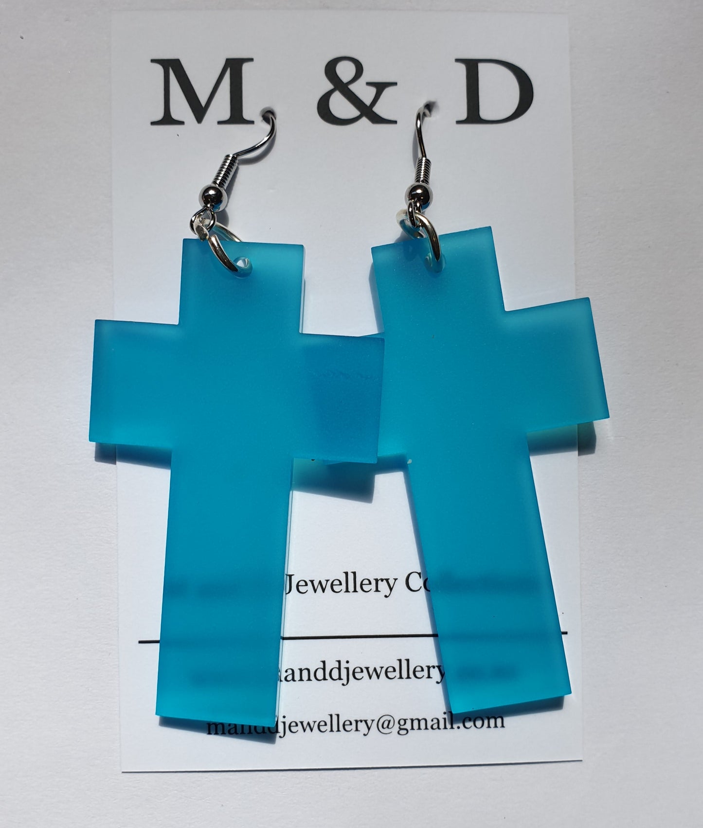 Solid Cross Earrings Dangles