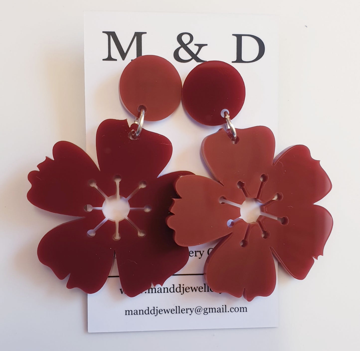 Blossom Stud Dangle Earrings