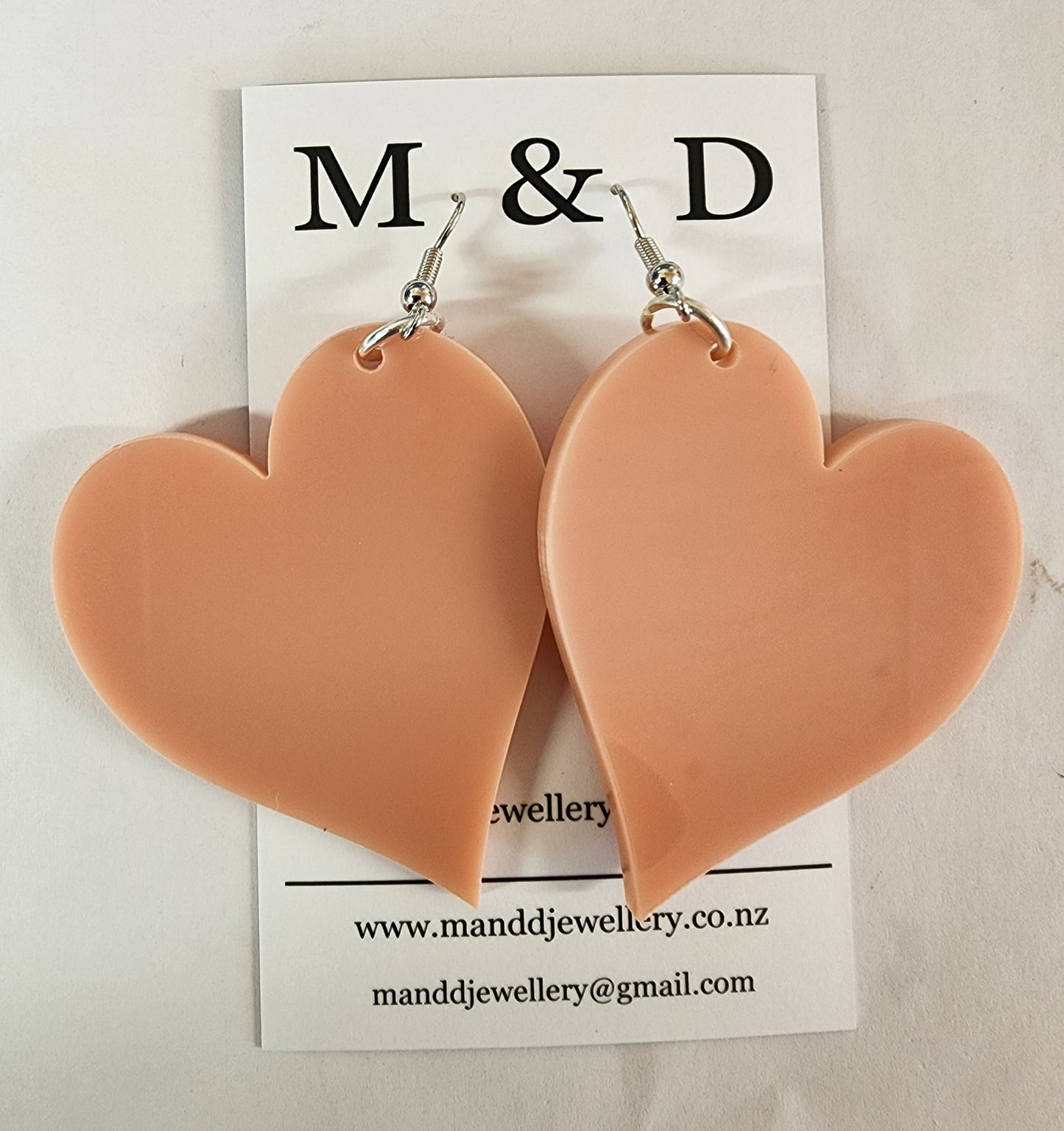 Hearts Solid Earrings Dangles