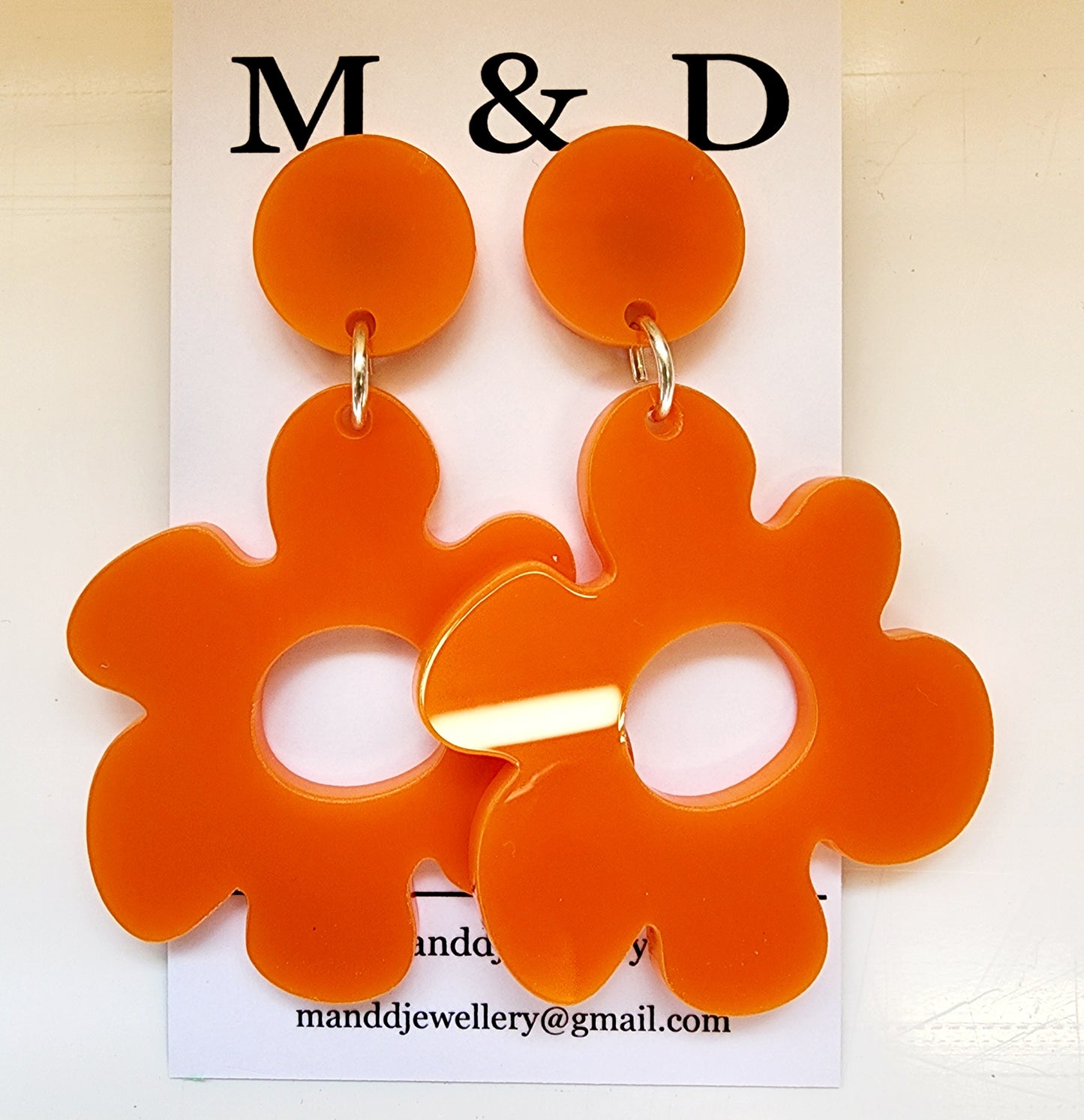 Jelly Flower Stud Dangles