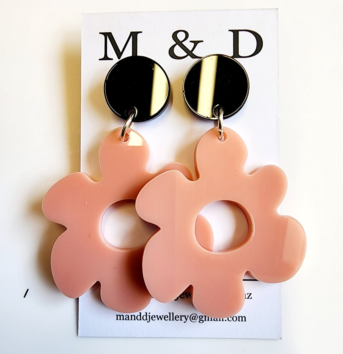 Jelly Flower Stud Dangles