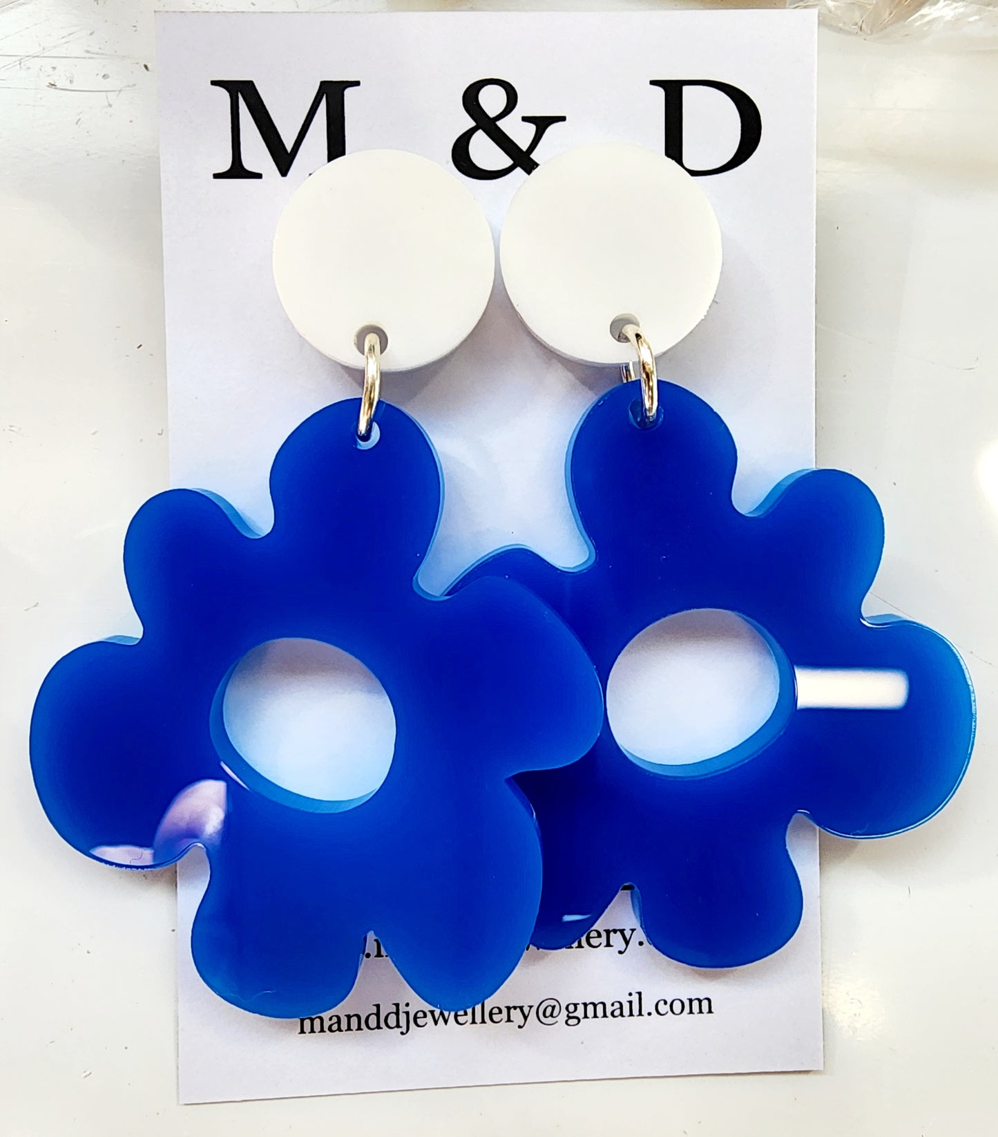 Jelly Flower Stud Dangles