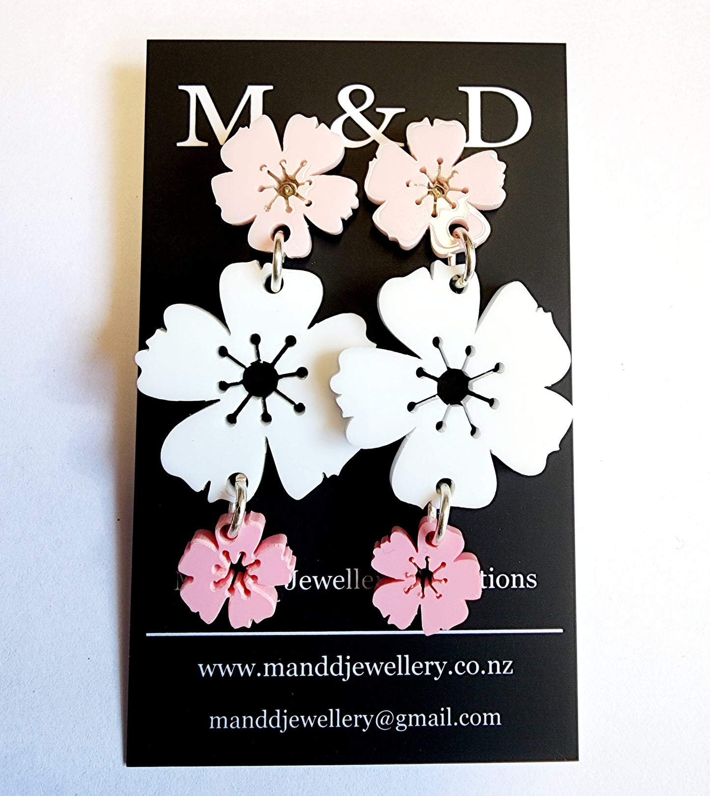 Blossom Trail Stud Dangles Earrings