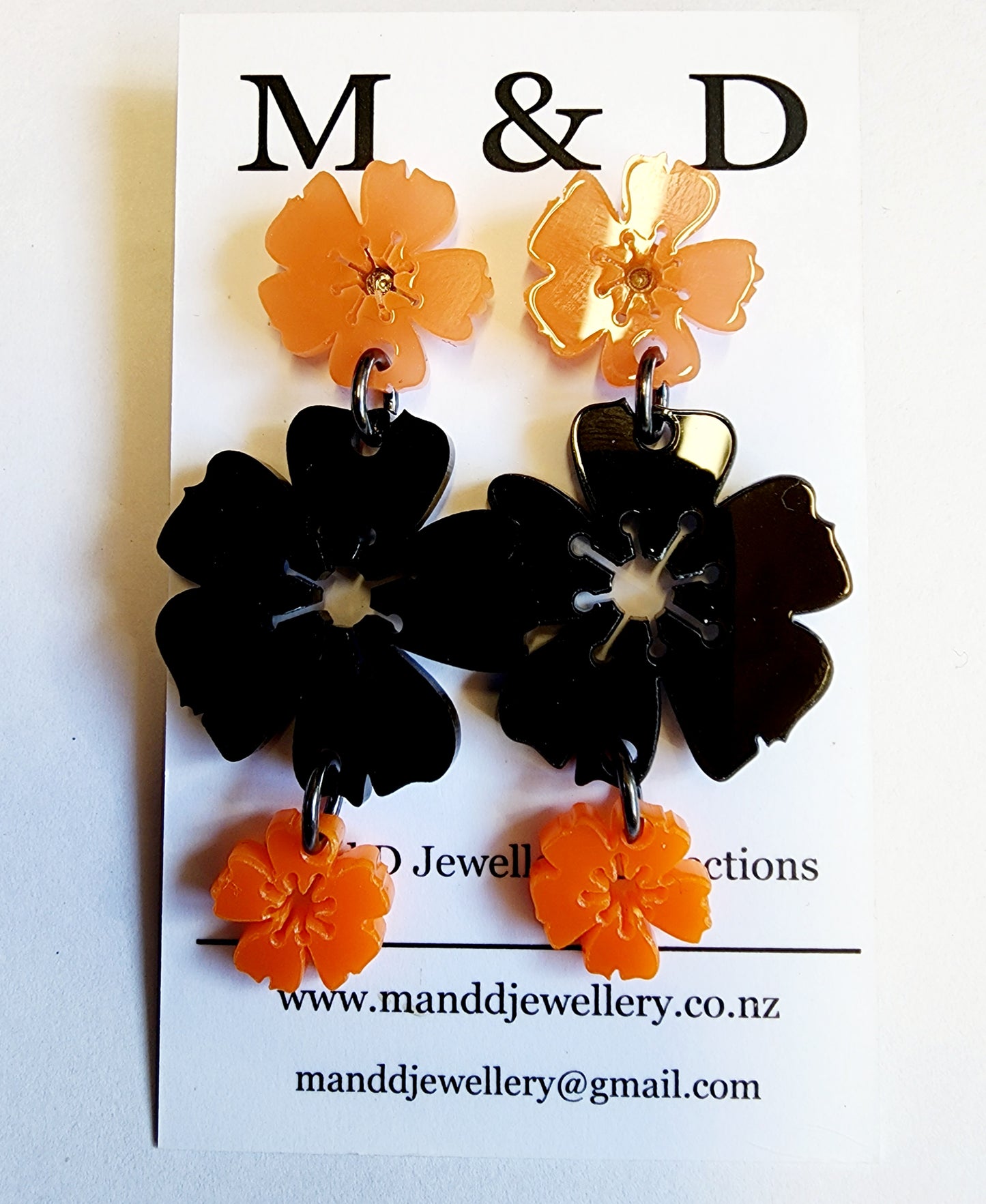 Blossom Trail Stud Dangles Earrings