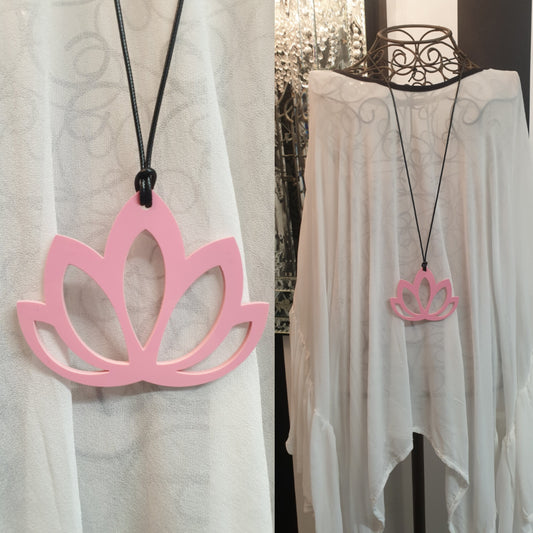 Lotus Statement Necklace