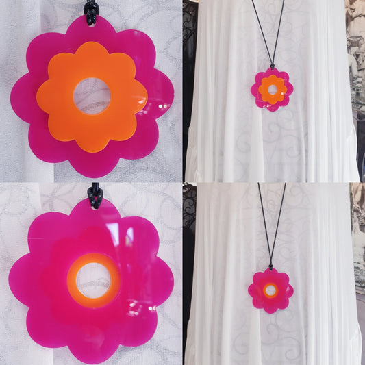 Flower Power 3D Statement Necklace