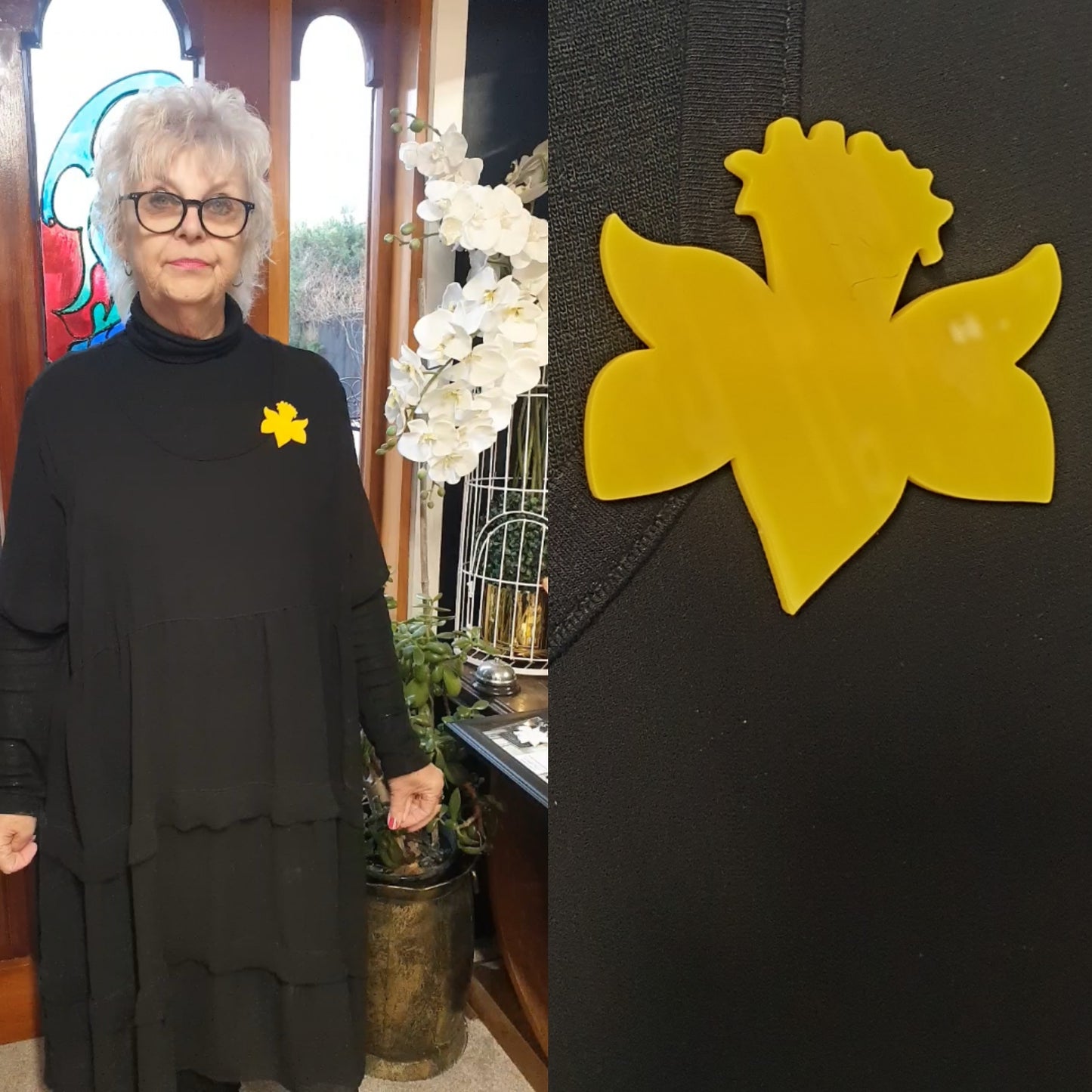 Daffodil Brooch