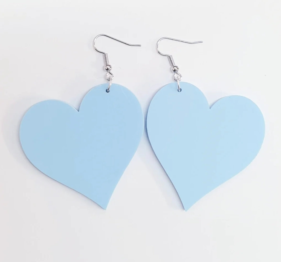 Hearts Earrings Little Dangles 3cm